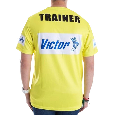 Victor Trainers  T-SHIRT - YELLOW - Club Medical