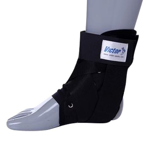 Victor PRO Ankle Stabiliser - Black (L / 22 - 27cm) - Club Medical