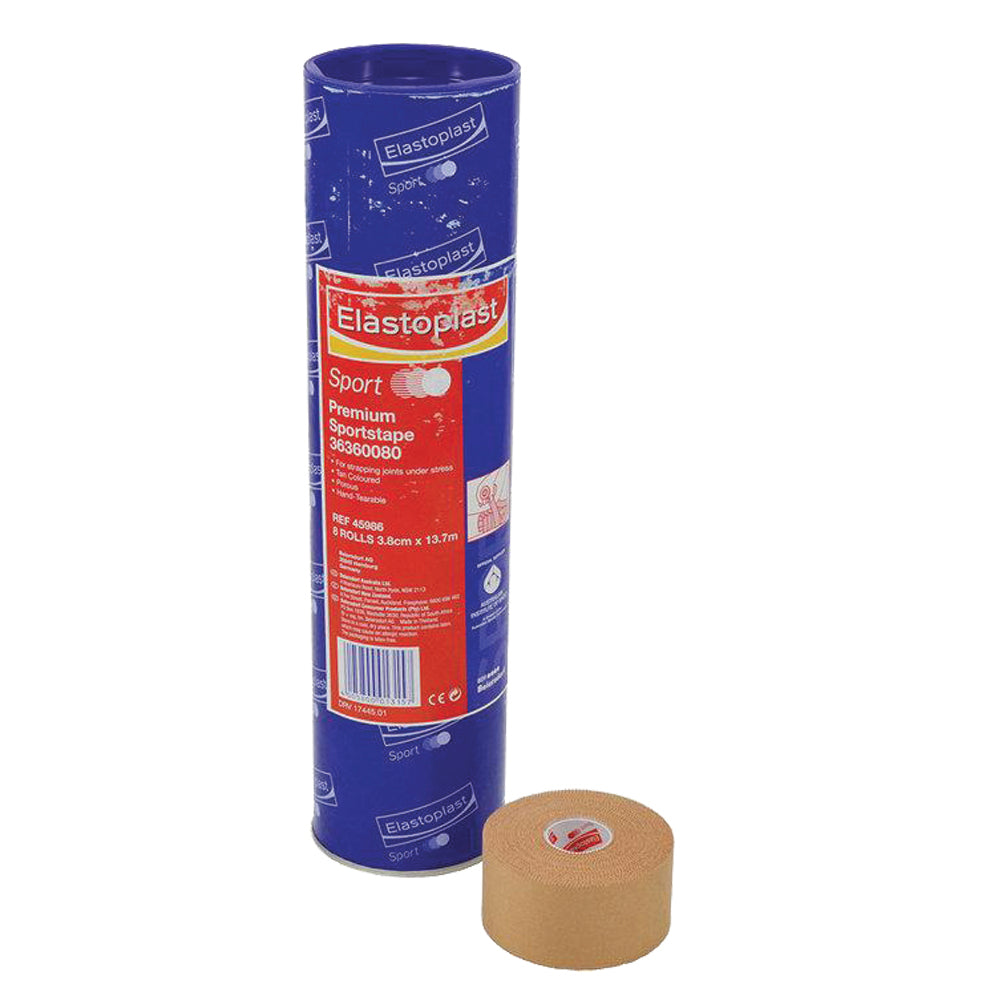 Elastoplast Rigid Strapping Tape 3.8cm X 10m 8 Rolls Club Medical