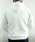 FBL Hoodie -White with White 3D Embroidery