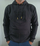 FBL Hoodie -Black with Black 3D Embroidery