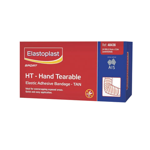 Elastoplast Hand Tearable Elastic Adhesive Bandage 5cm X 3.5m 24 Rolls - Club Medical