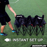 Portable 6 Seater Folding Sports Bench